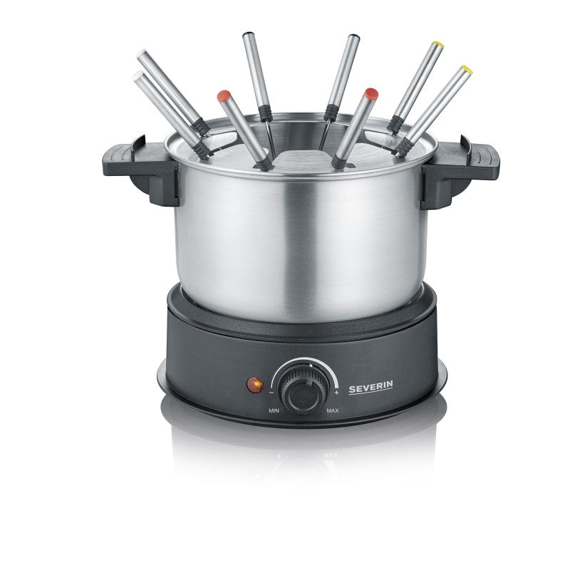 Severin Fondue-Set FO2470 edelstahl, schwarz