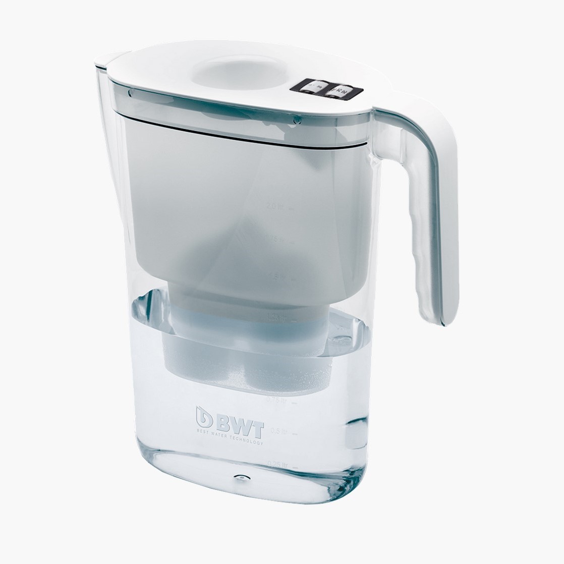 BWT Tischwasserfilter Krug Vida white 2.6 l manual ohne Filter