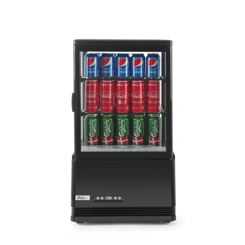 HENDI Getränkekühlschrank Arktic 58L, schwarz