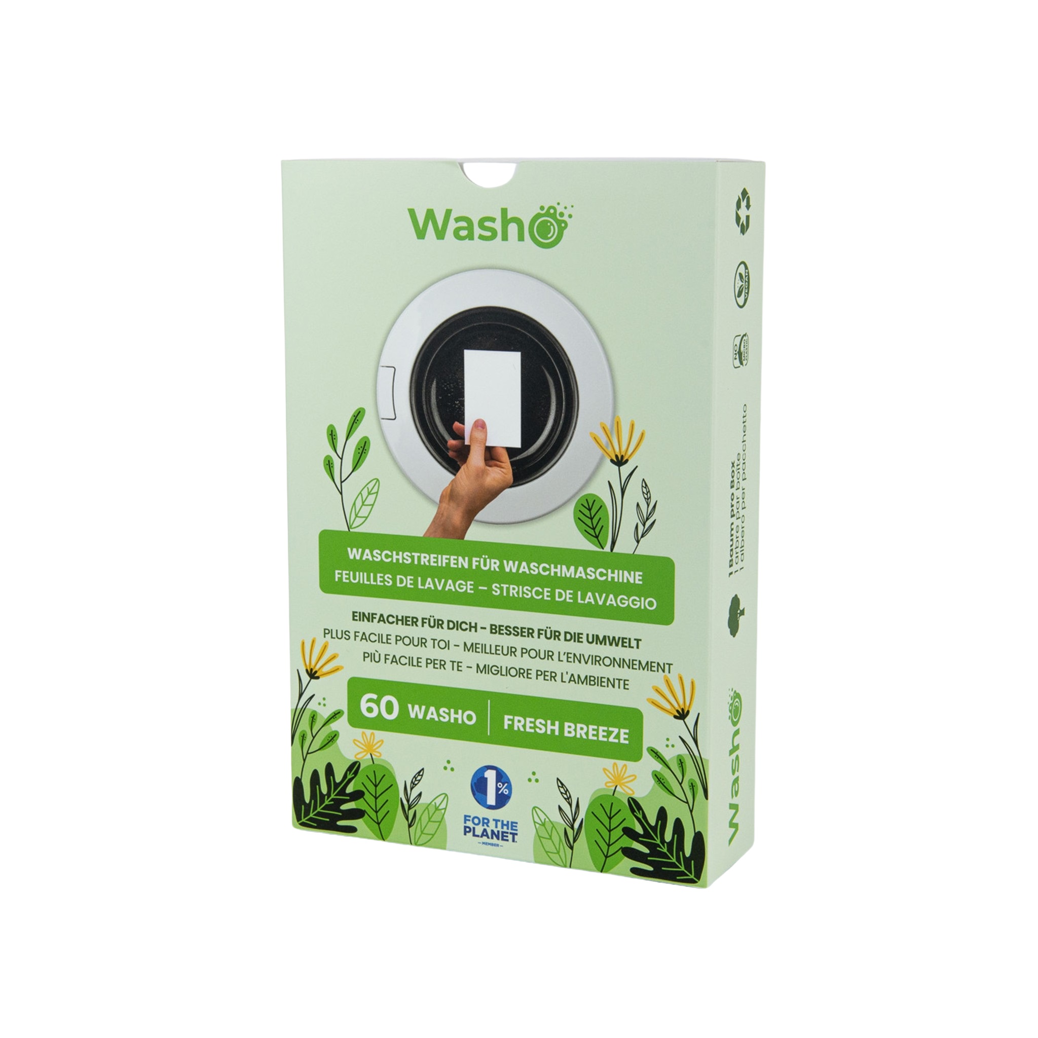 Washo Waschstreifen Classic Fresh Breeze, 60 Stk.