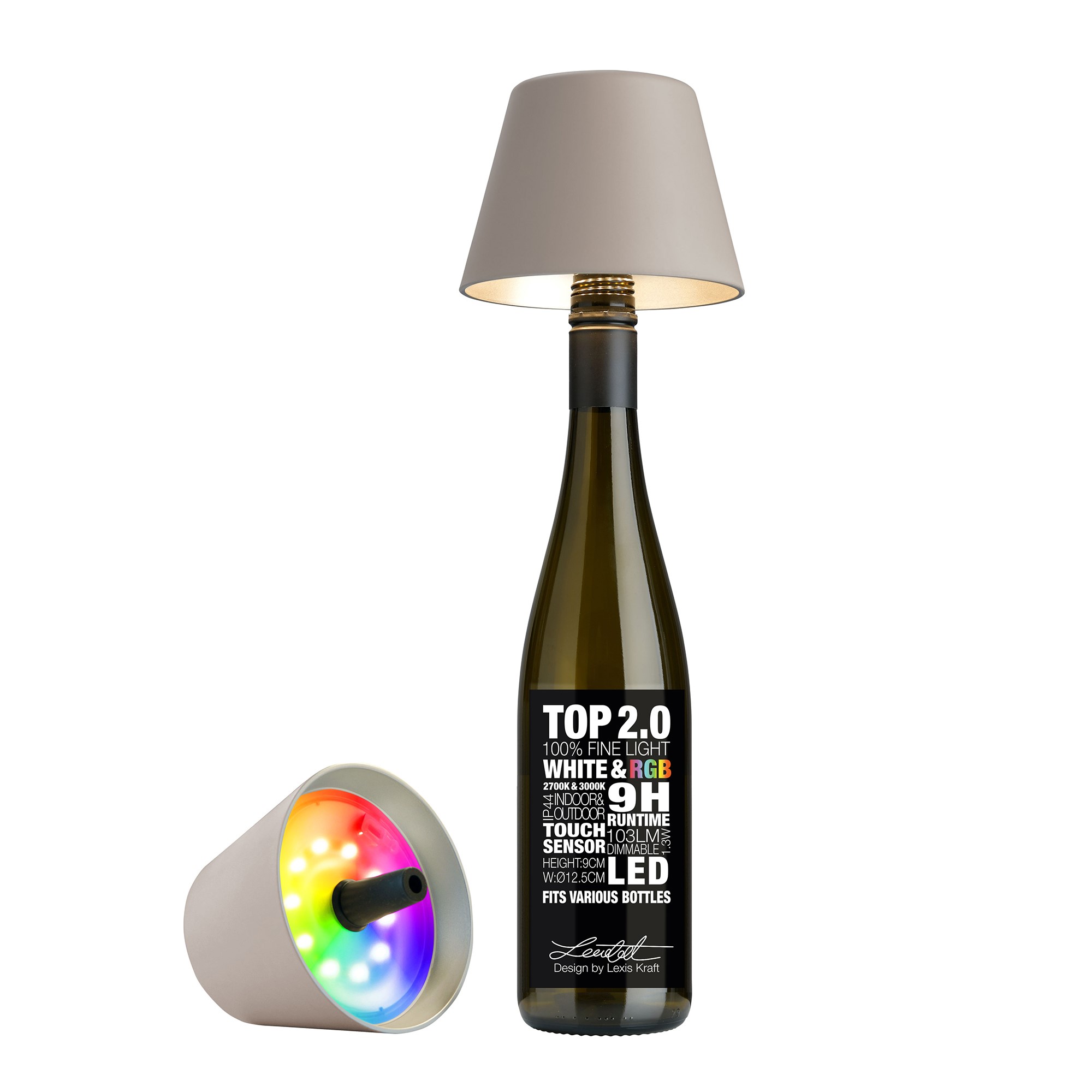 Sompex Tischlampe Top 2.0 sand