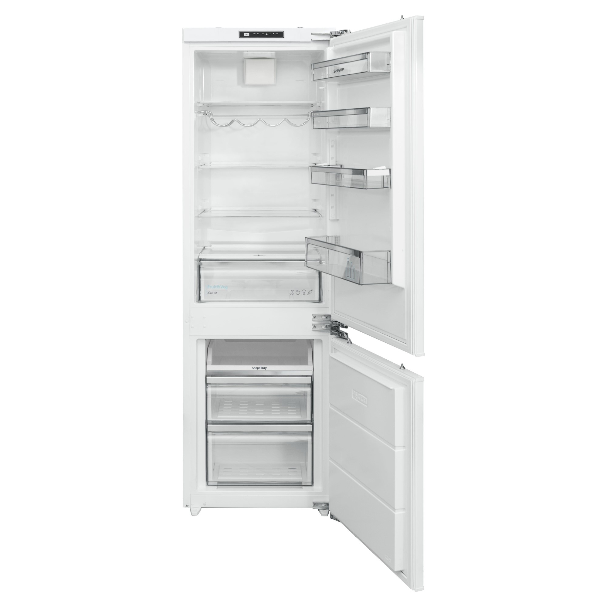 Sharp Einbaukühlschrank SJ-BD237E00X, 178er-Nische, Festtür