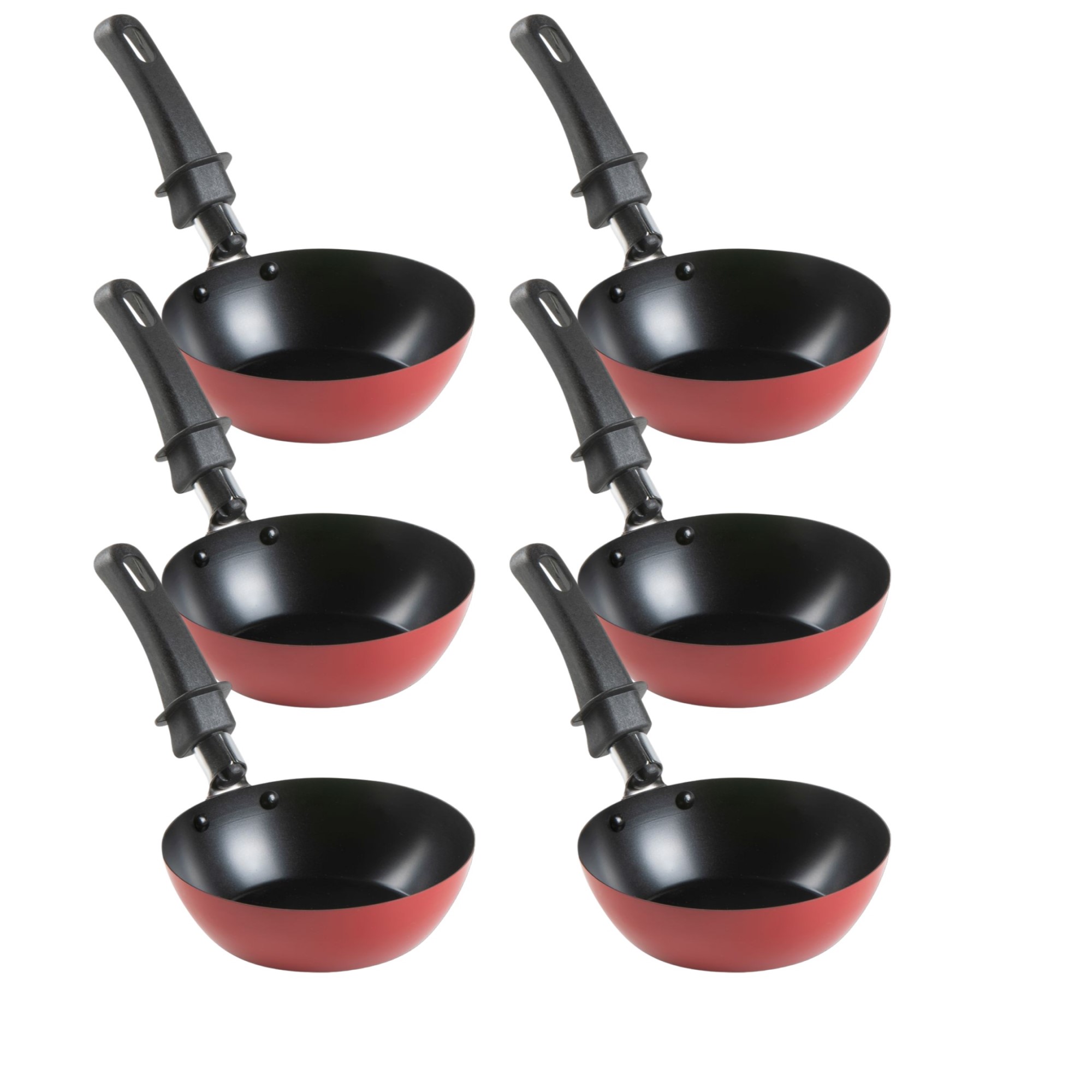 Image of Domo Wok Pfännchen 6er Set, rot