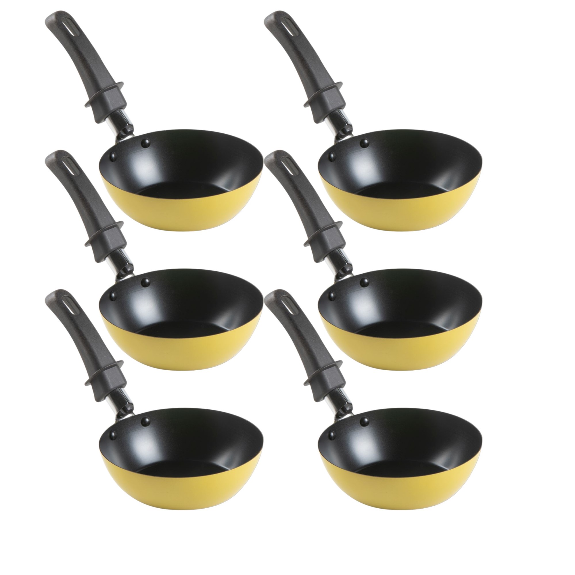 Image of Domo Wok Pfännchen 6er Set, gelb