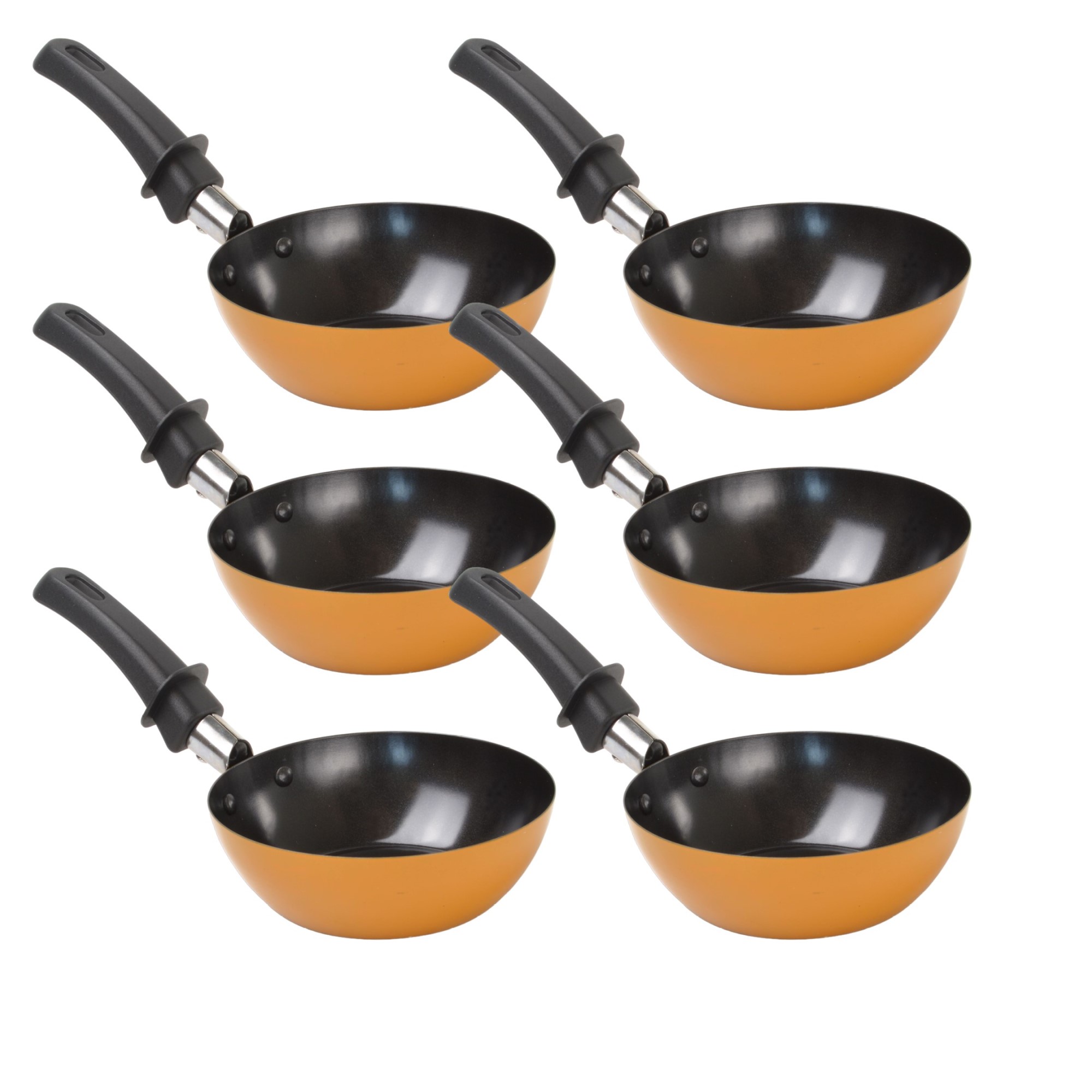Image of Domo Wok Pfännchen 6er Set, orange