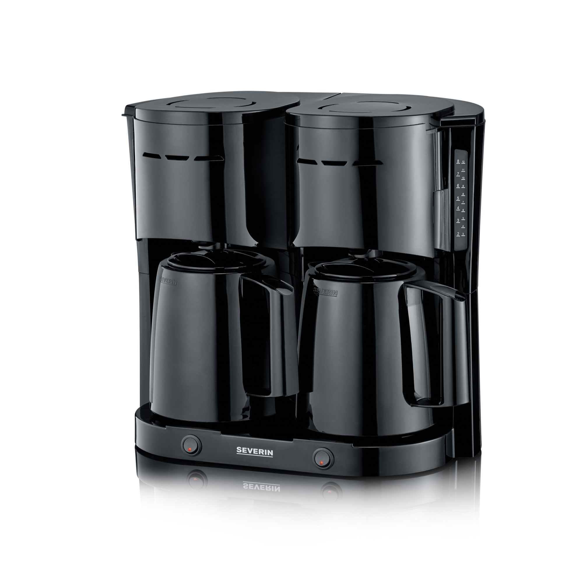 Severin Filterkaffeemaschine Duo mit 2 Thermokannen KA9315