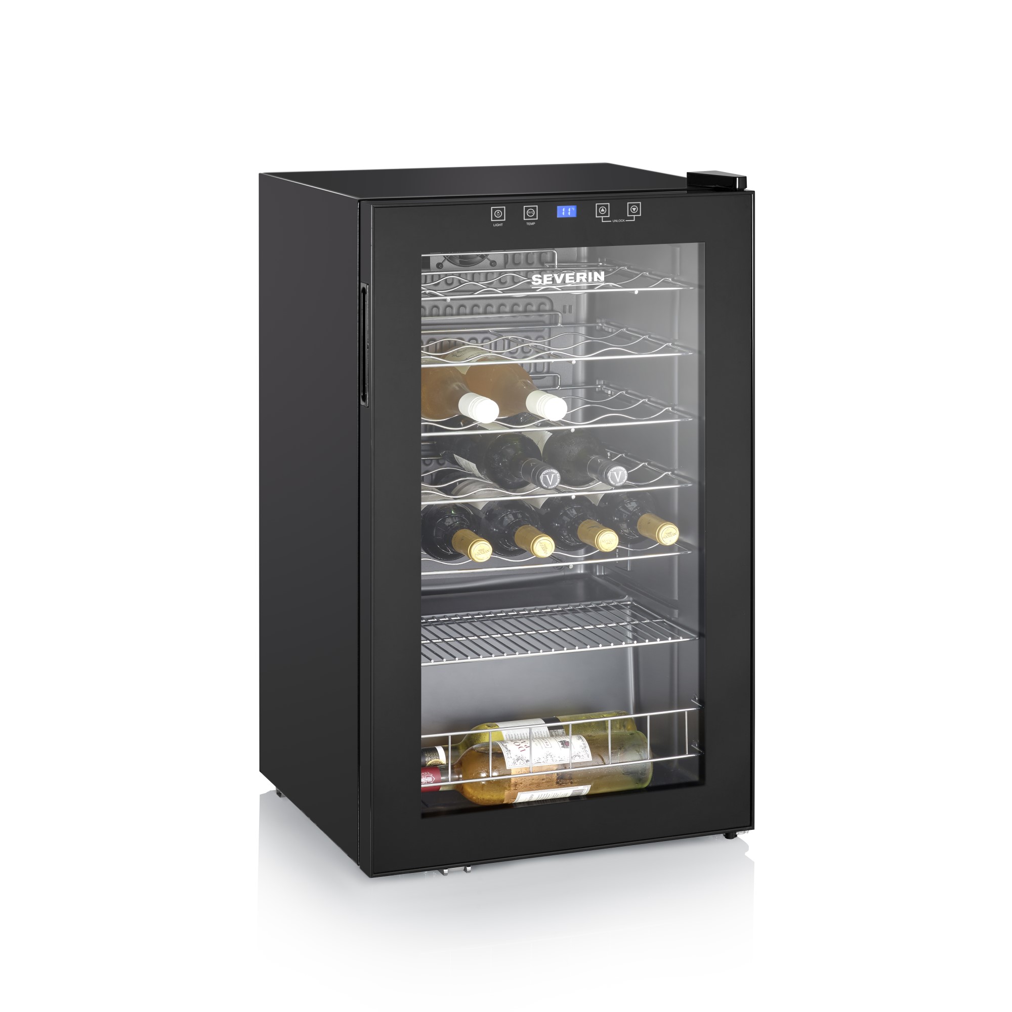 Severin Weinkühlschrank WKS8908, 33 Flaschen