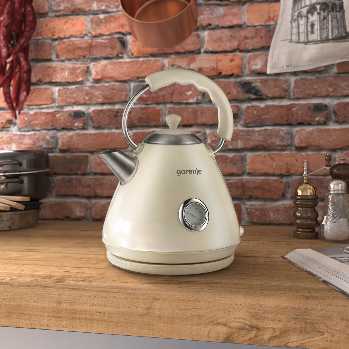 gorenje Wasserkocher Wasserkocher 1.7 l – beige