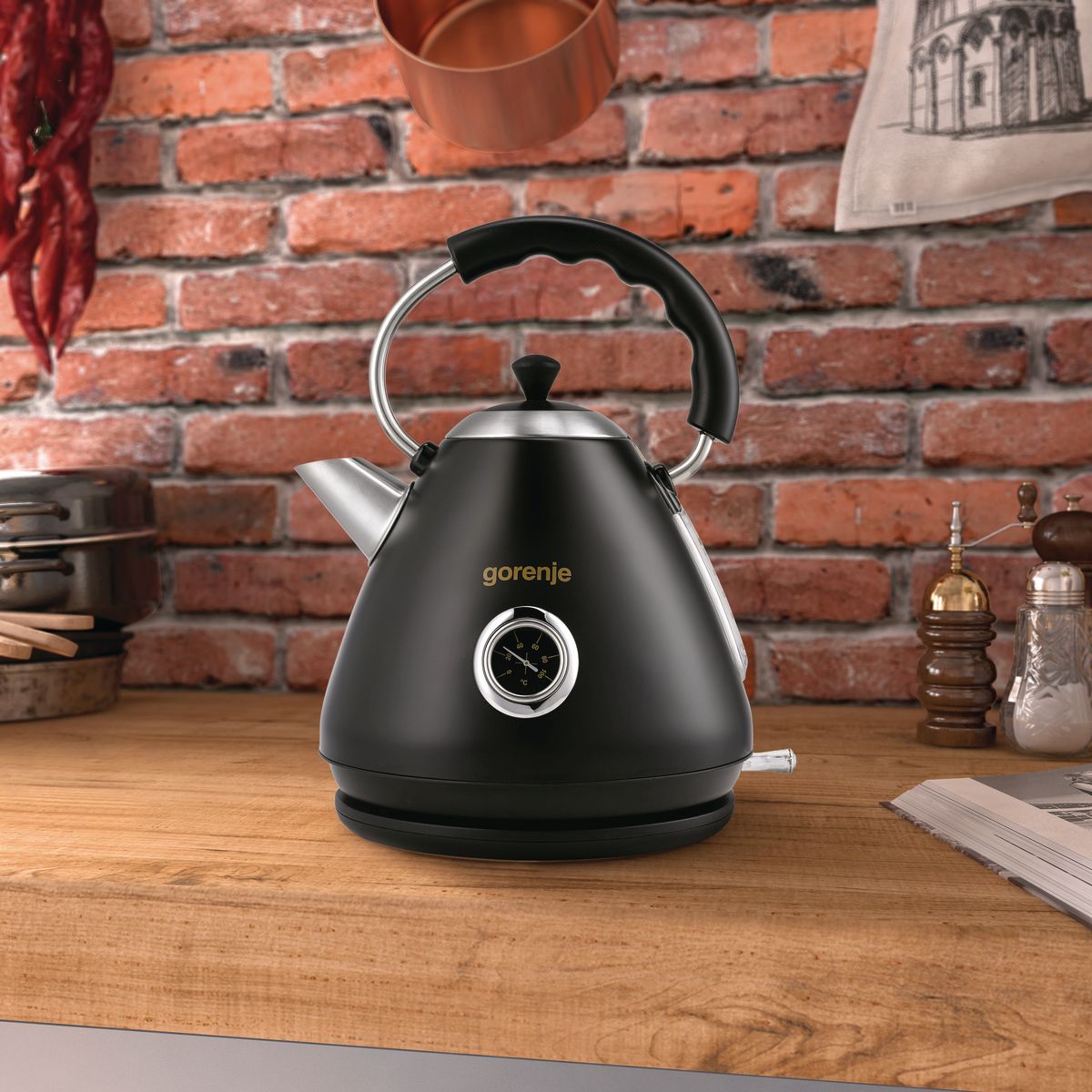 gorenje Wasserkocher Wasserkocher 1.7 l – schwarz