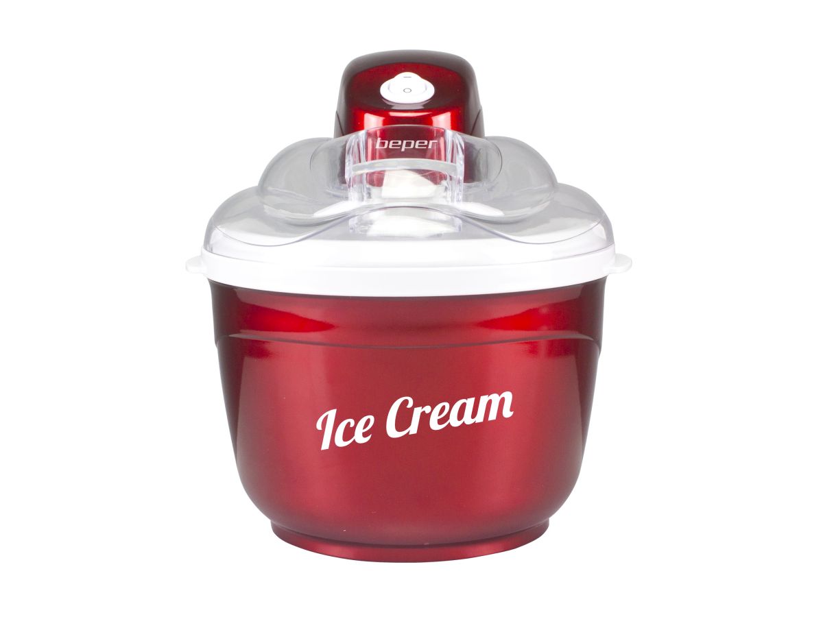 beper Automatische Eismaschine 1,5 l rot