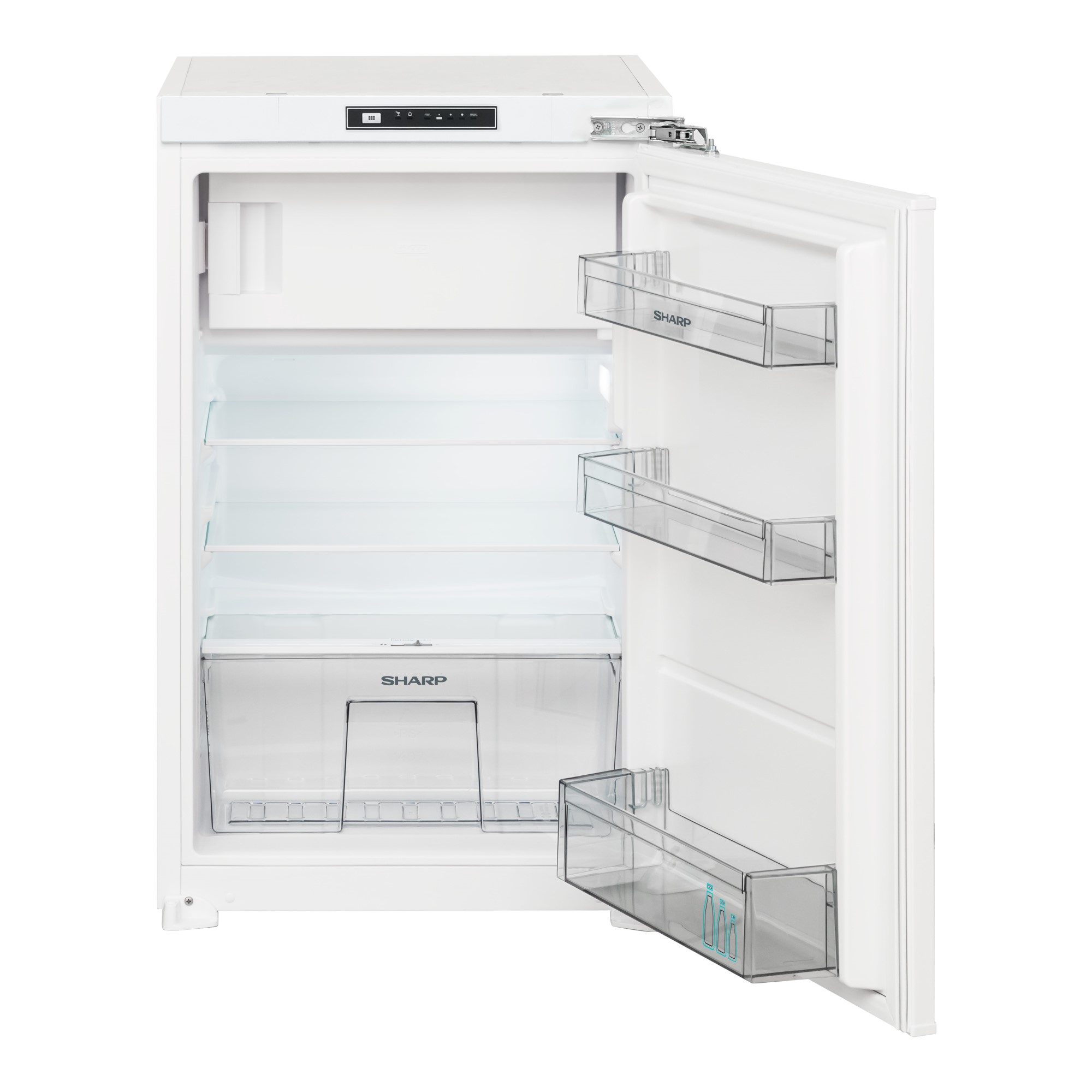 Sharp Einbaukühlschrank SJ-LD110E0XD-CH, 88er-Nische, Festtür