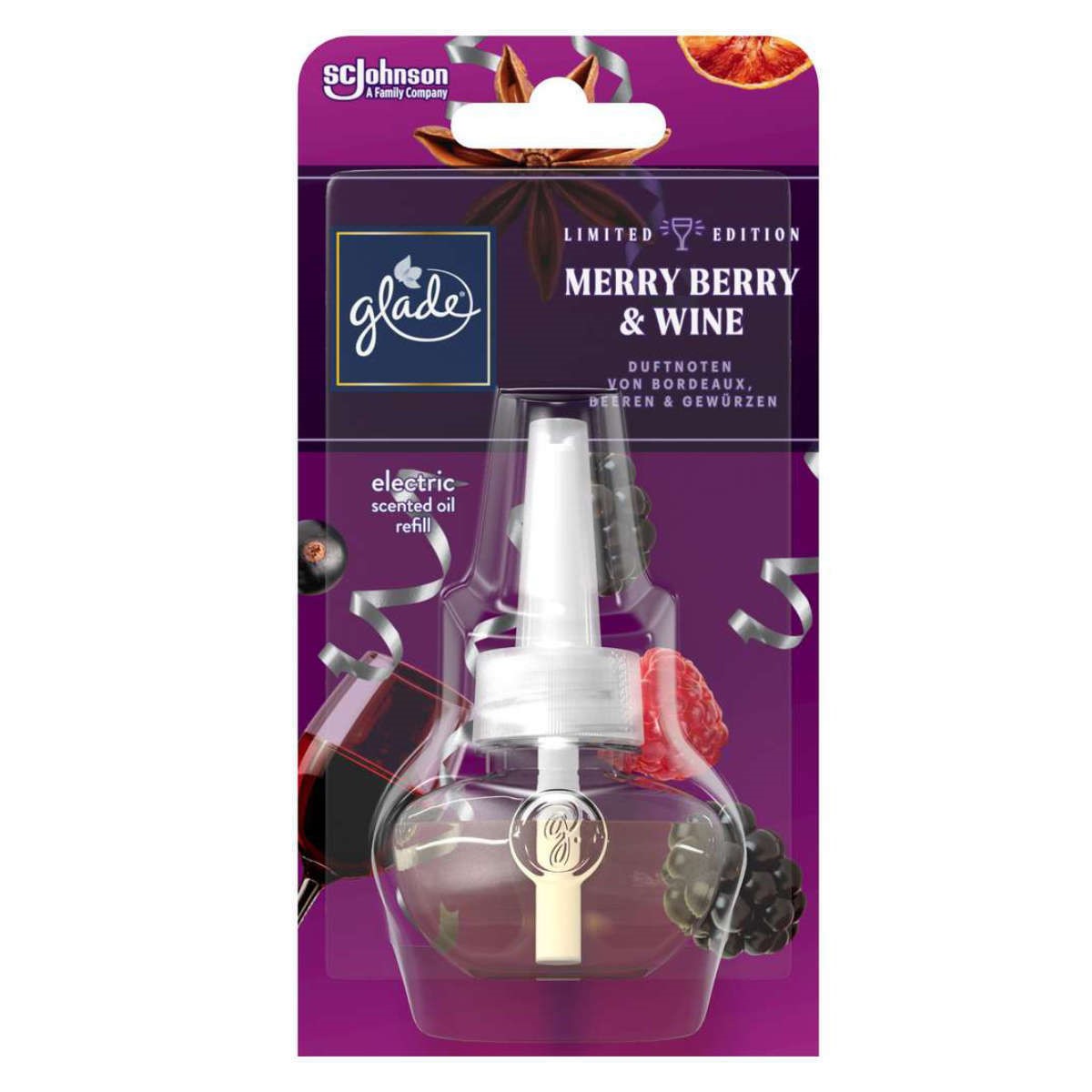 Glade by Brise Lufterfrischer Nachfüller Merry Berry&Wine 20 ml