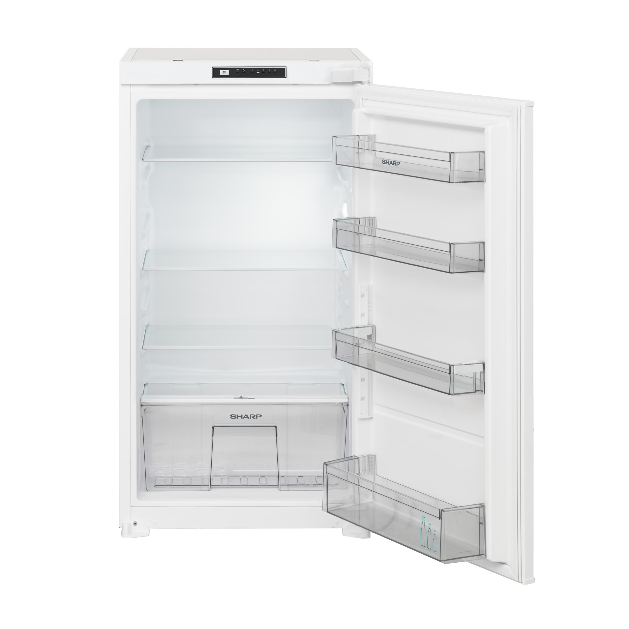 Sharp Einbaukühlschrank SJ-LD155E0XS, 103er-Nische,Schlepptür