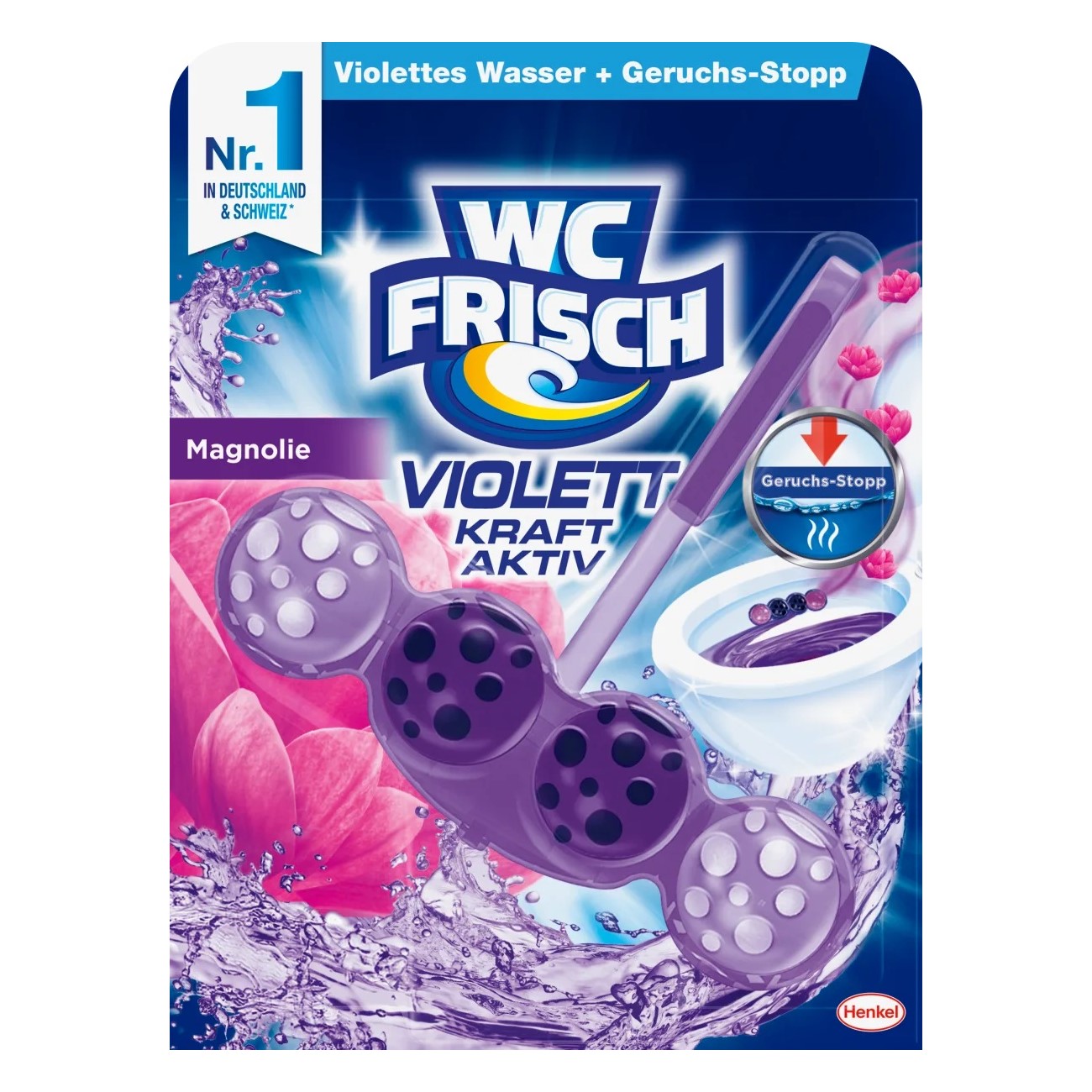 WC Frisch WC Stein WC Stein Kraft Aktiv Violett Magnolie