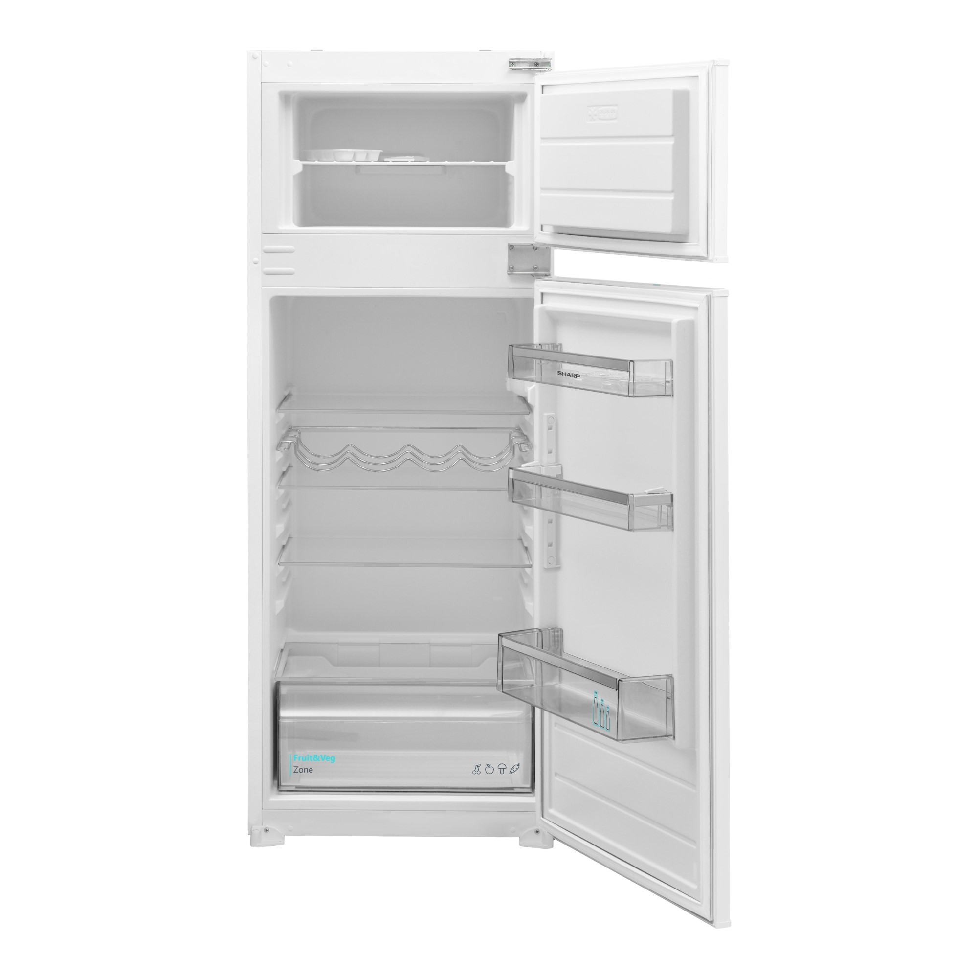Sharp Einbaukühlschrank SJ-TE210T0XS/CH-Norm