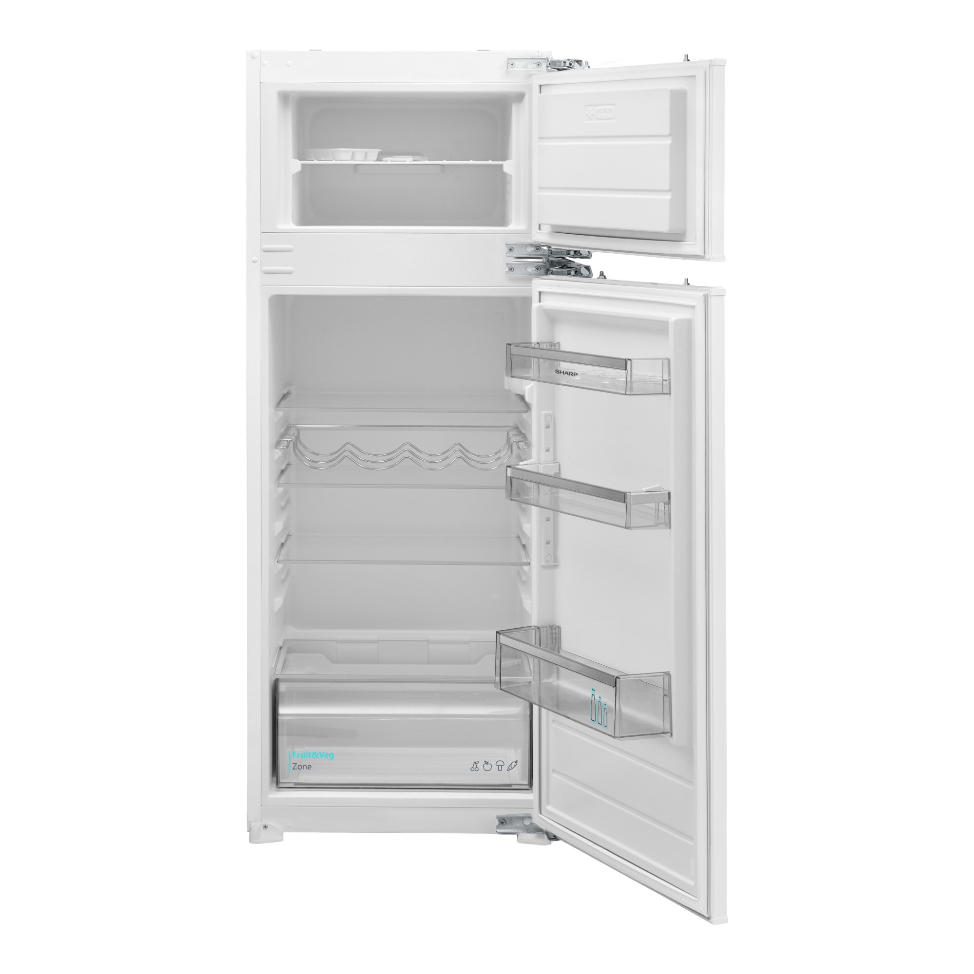 Sharp Einbaukühlschrank SJ-TE210T0XD, 145er-Nische, Festtür