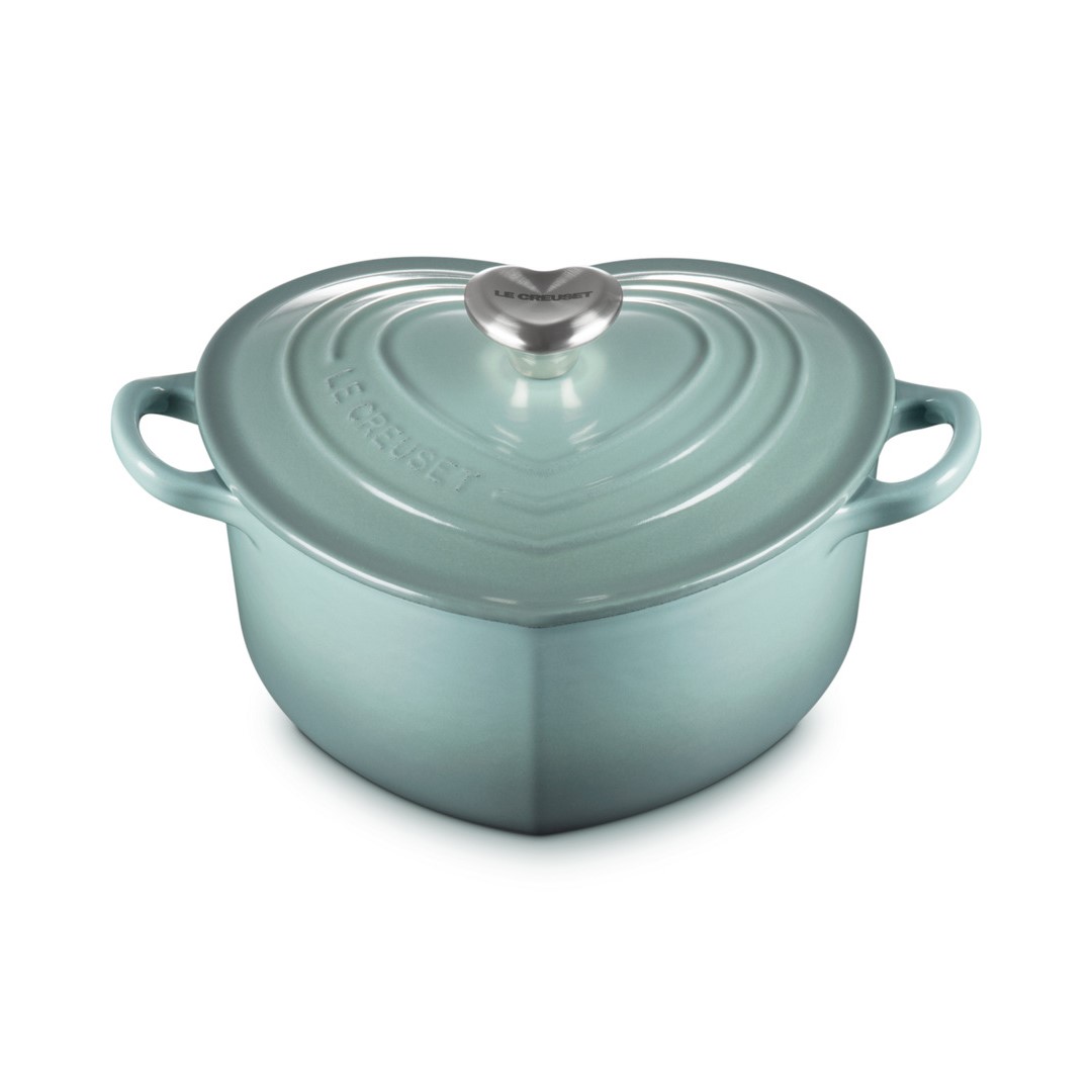 Image of Le Creuset Pfanne Heart 20 cm Sea Salt