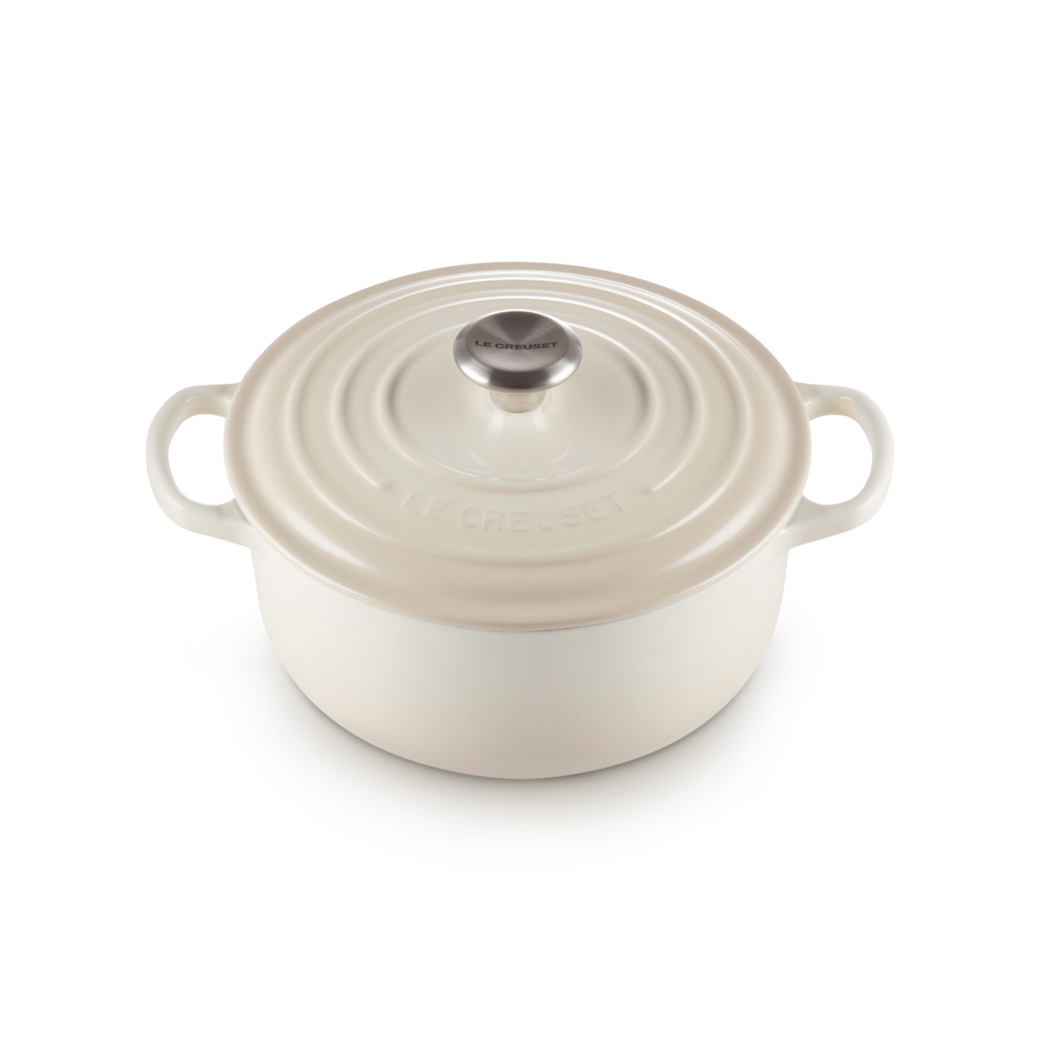 Image of Le Creuset Pfanne Signature Bräter Round 20 cm Meringue