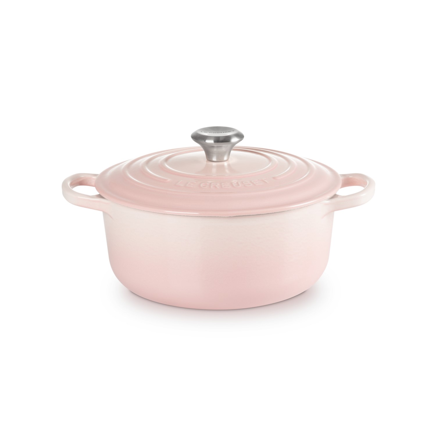 Image of Le Creuset Pfanne Signature Bräter Round 20 cm Shell Pink
