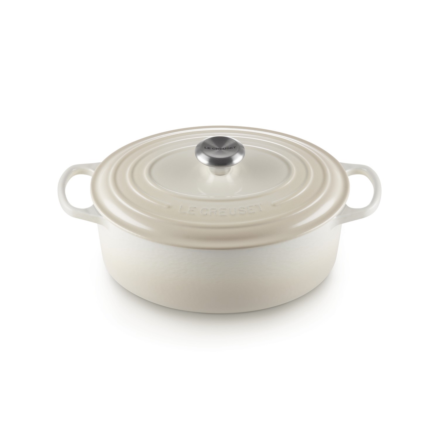 Image of Le Creuset Pfanne Signature Bräter Oval 29 cm Meringue