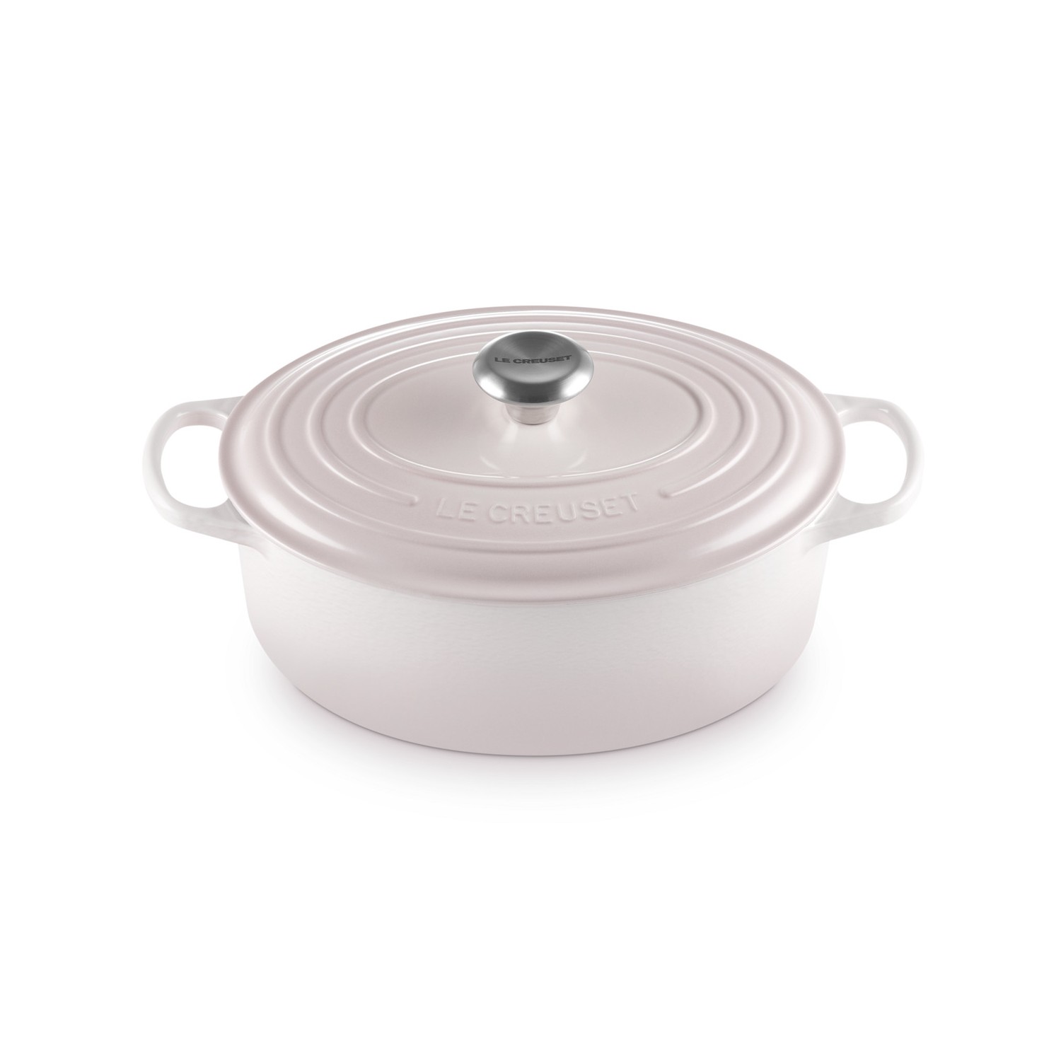 Image of Le Creuset Pfanne Signature Bräter Oval 29 cm Shell Pink