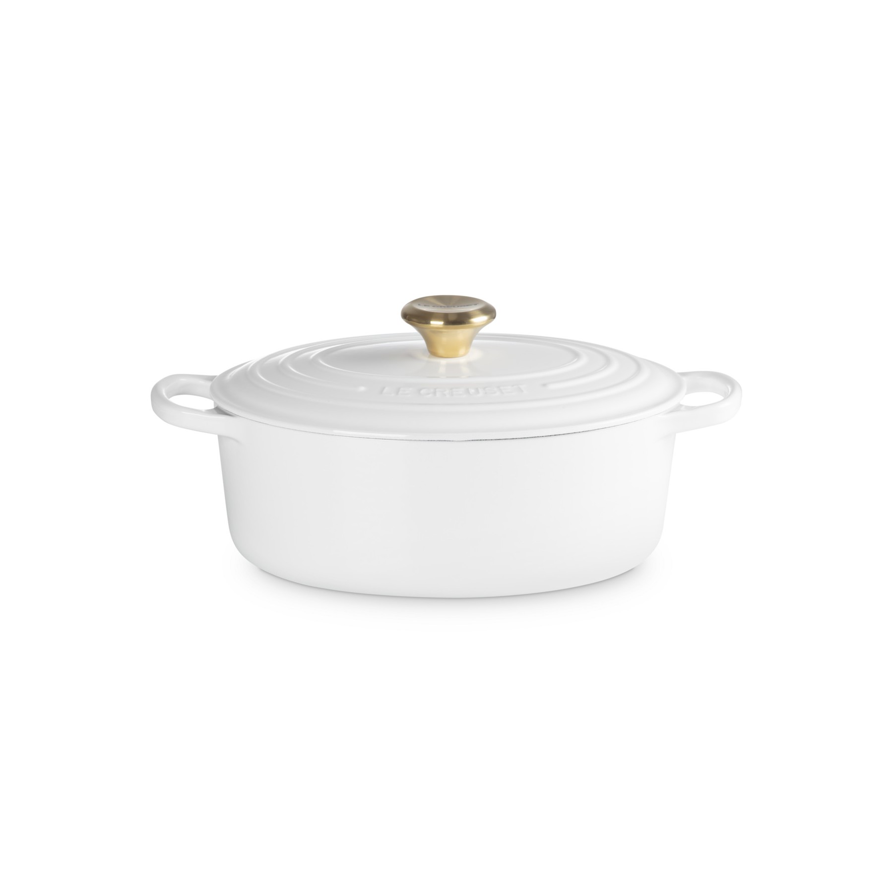 Image of Le Creuset Pfanne Signature Bräter Oval 27 cm White